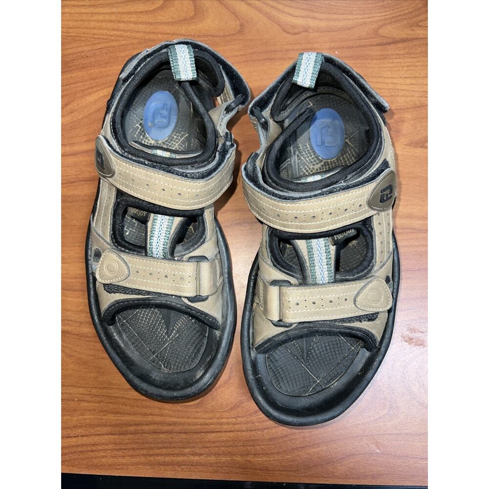 FootJoy Men's Golf Sandals Brown Size 7M **See All Pics!!